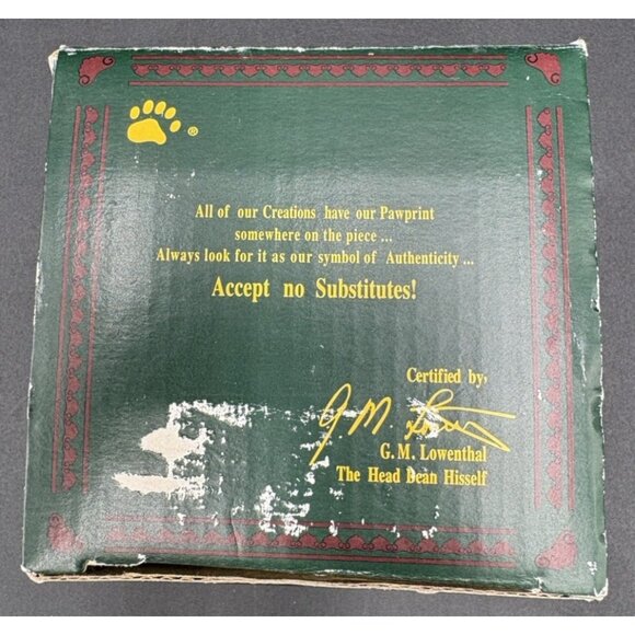 BOYDS BEARS & FRIENDS, Christmas/Holiday Sandy Claus Bear, Style 228320 1993 - Picture 11 of 13